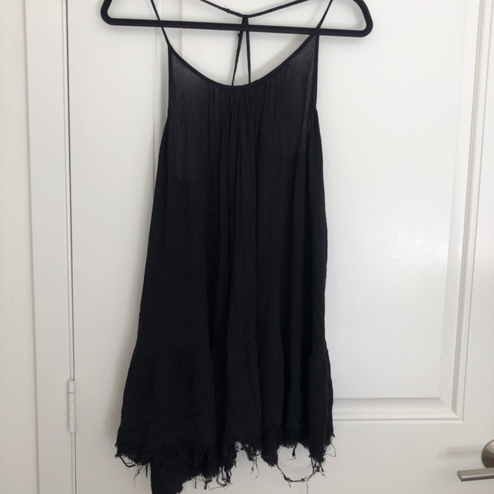 Urban Outfitters Black Shift Sun Dress